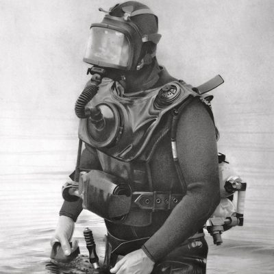 Clearance Diver Print - DSSCCD Pencil Drawing